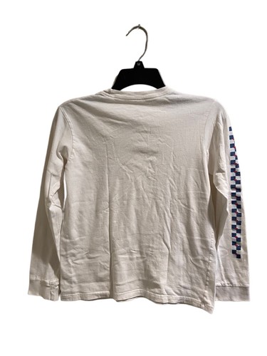 Vans Love You Long Sleeve Shirt White Kids Small 8-10 Good Condition - Picture 9 of 9
