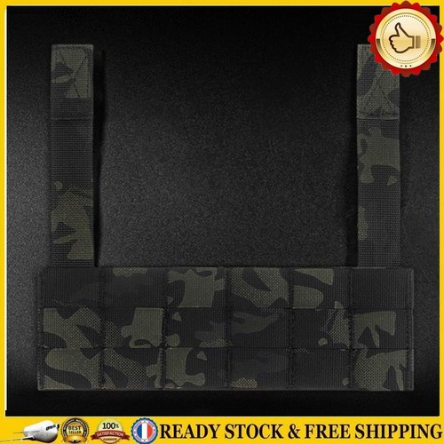 Poche de poitrine Amomax profilée x9 - Noir - Gilets tactiques Airsoft Poche de poitrine Amomax profilée x9 - Noir - Gilets tactiques Airsoft