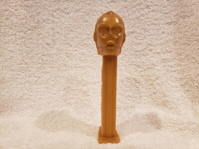 VINTAGE & SELTEN 1980er Star Wars C-3PO 4 Zoll PEZ Süßigkeitenspender, ANSEHEN - NEU MIT ETIKETT!!