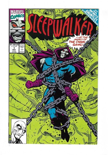 SLEEPWALKER #7 --- 1ST CHAIN GANG! INFINITY GAUNTLET! HI-GRADE! Marvel! 1991! NM