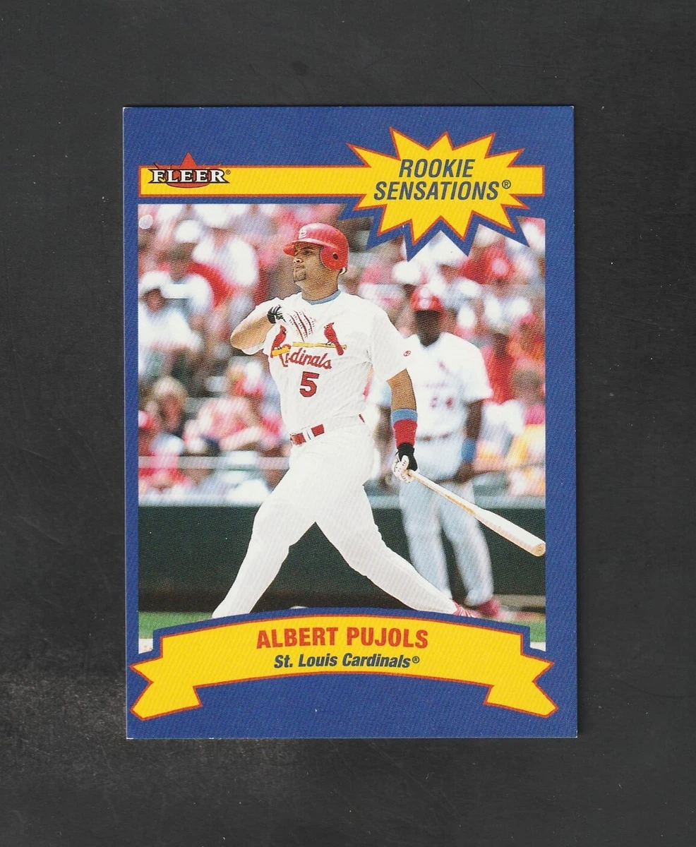 Fleer Albert Pujols Rookie Baseball Sports Trading Cards