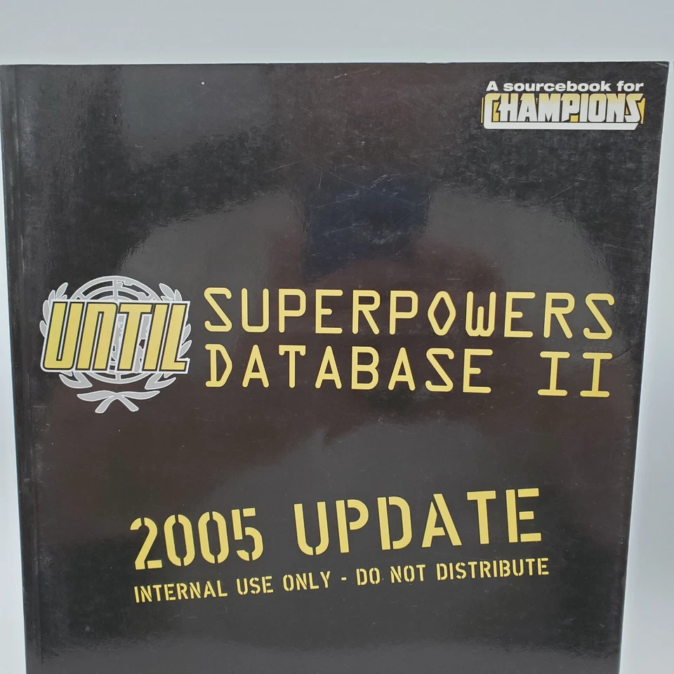 Champions Hero System Software UNTIL Superpowers Database II - Image 2 of 4