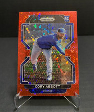 2022 Panini Prizm - Cory Abbott - Tier II Red Donut Circle Prizm /99 - Chicago