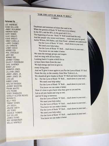 Vintage Vinyl 1988 The Foundation For The Love Of Rock N Roll Collectors Edition - Picture 4 of 8