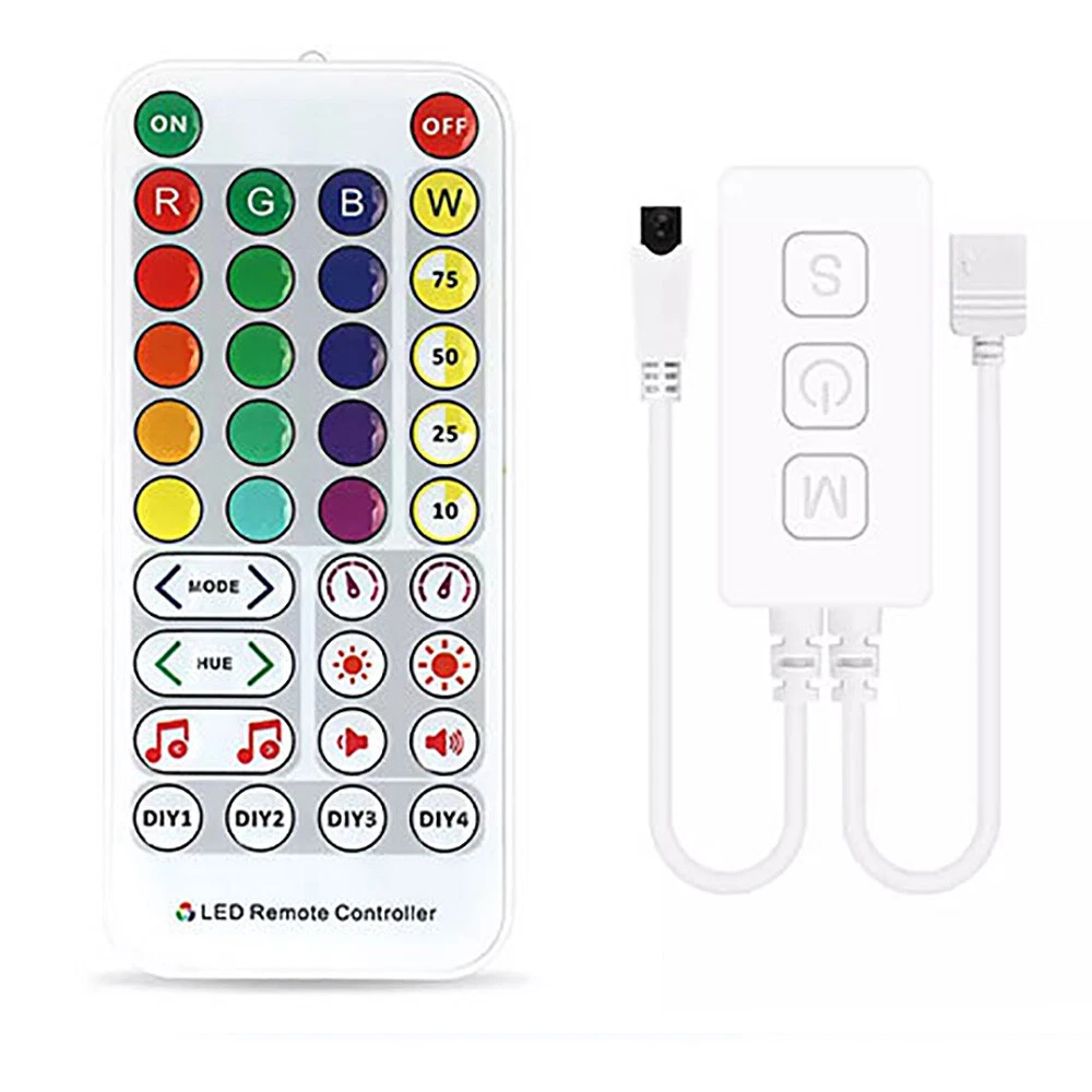 Bluetooth Music LED Controller RGB RGBW IR 38 Keys RGB RGBW Light
