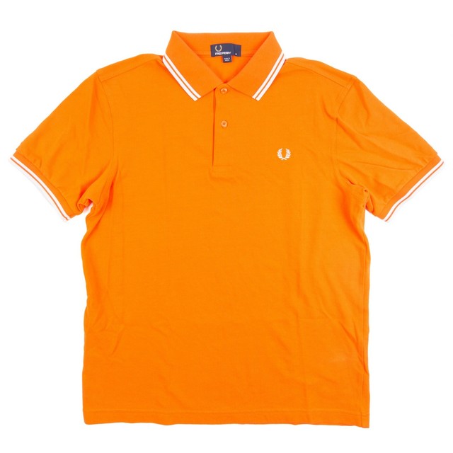 yellow fred perry polo shirt