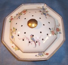 Haviland Limoges PARADISE Deluxe Cubierto PANQUEQUE CREPE Plato Tapa Ventilada Chambord
