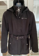Black Miss Sixty Women’s Ladies’ Belted Coat Size Medium