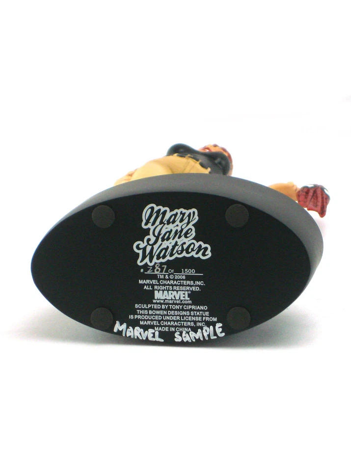 Bowen Designs Mary Jane Statue Spider-Man Marvel Sample 753/1500 New In Box - Image 3 of 4