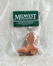 Cowboy Boot Christmas Ornament Western Holiday Midwest Brand New In Package