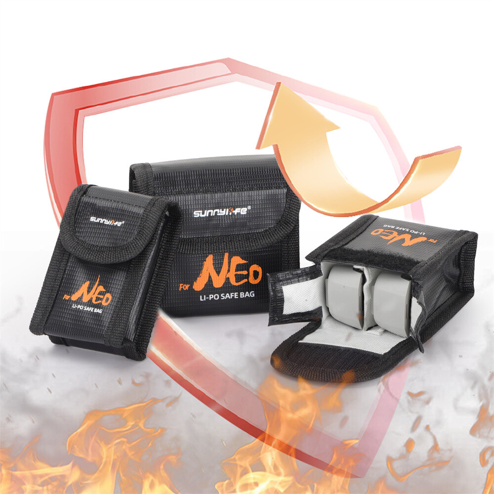 For DJI NEO Drone Battery Safe Bag Li-Po Safe Bag Protective Explosion-proof-image