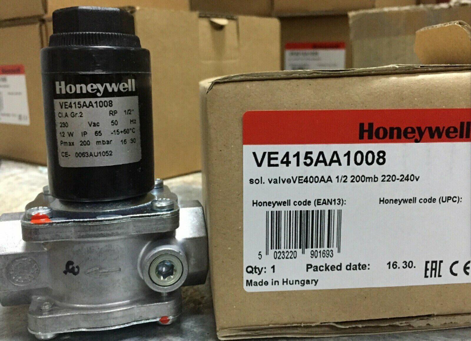 One New VE415AA1008 Gas Solenoid Valve In Box Expedited Shipping #A6-37
