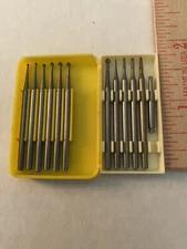 12 Pc 3/32” Shank Jewelry Engraving Burs Bits Lapidary Making Tools Ball & Cone