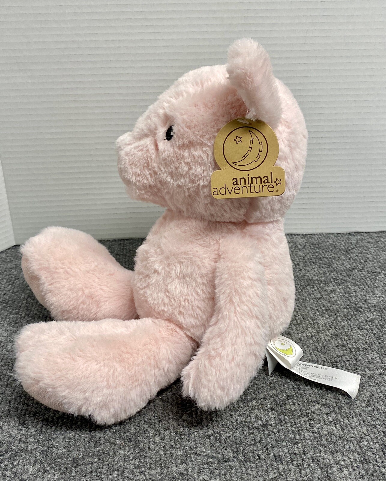 Animal Adventure Pig Plush 12” Pink Super Soft Stuffed Animal Big Feet