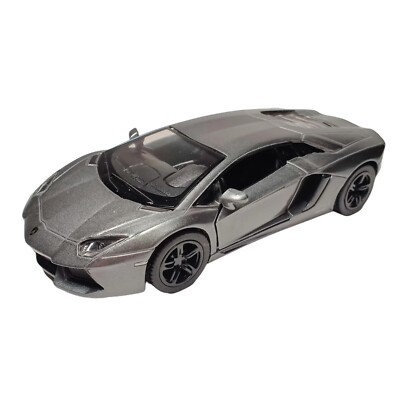 KINSMART 1:38 SCALE 5'' Lamborghini AVENTADOR LP700-4 DIECAST MODEL CAR S/GRAY