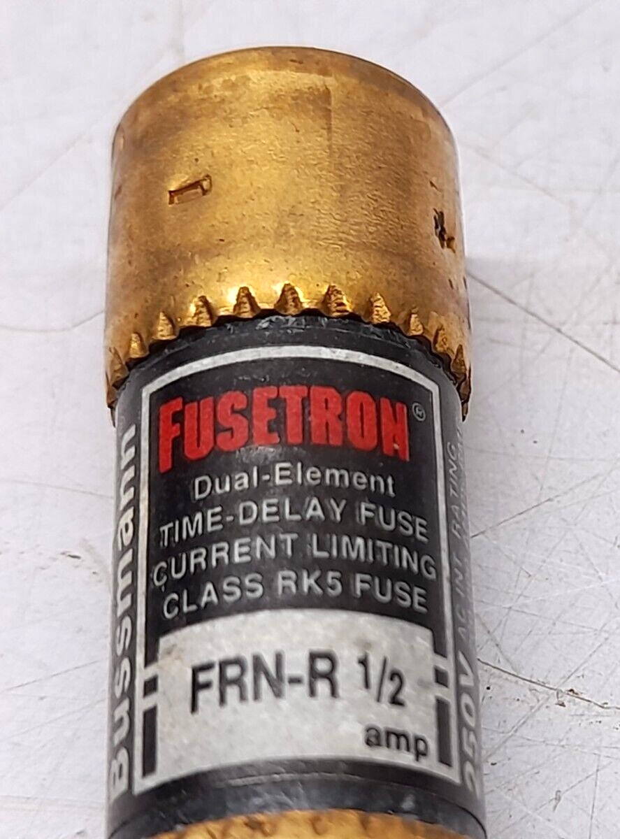Bussmann Cooper FRN-R-125 FuseTRON Fusible De Doble Elemento Con Retardo De Tiempo Rk5 125a 250v Negro