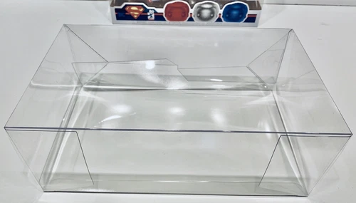 1 Box Protector For FUNKO POP! SUPERMAN CHROME 3 Pack  Clear Display Case