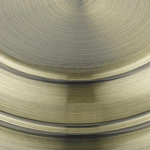 Aged Brass & Black Shade Flush Mount Ceiling Light by - Picture 3 of 4