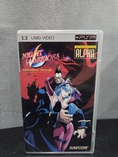 Night Warriors: Alpha (UMD-Movie, 2006) Darkstalkers PSP Playstation Tested 