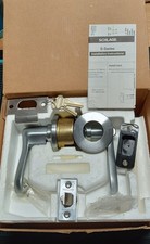 Schlage S Series Lever Handle Entry Lock With 2 Keys. Satin Finish New Old Stock