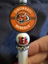 Cincinnati Bengals Hand Beaded Ink Pen NFL Burrow Football