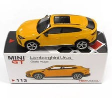 1/64 scale Lamborghini Urus Giallo Auge (Yellow) "MINI GT Series No. 113" [MGT00