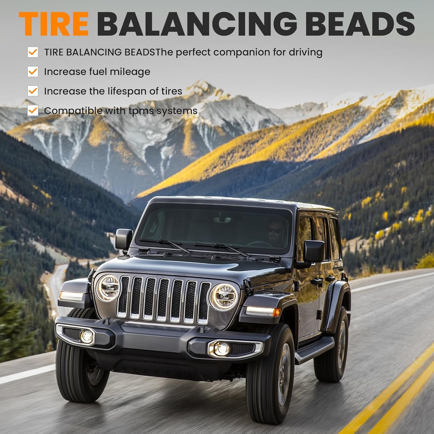 FUWERY Tire Balancing Beads 18 Lb (8.15 Kg) Bulk Tub Bagged Bucket and Scoop,Tir thumbnail 3