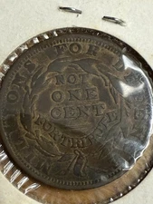 Hard Times Token "Not One Cent" Political Coin 1837