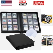 9-Pocket Toploader Binder, Clovecat  Card Book， Holds 252 Trading Card with 2...