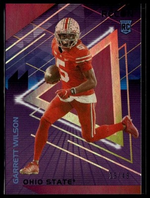 2022 Panini Chronicles #REC-7 Garrett Wilson Recon Orange RC /49