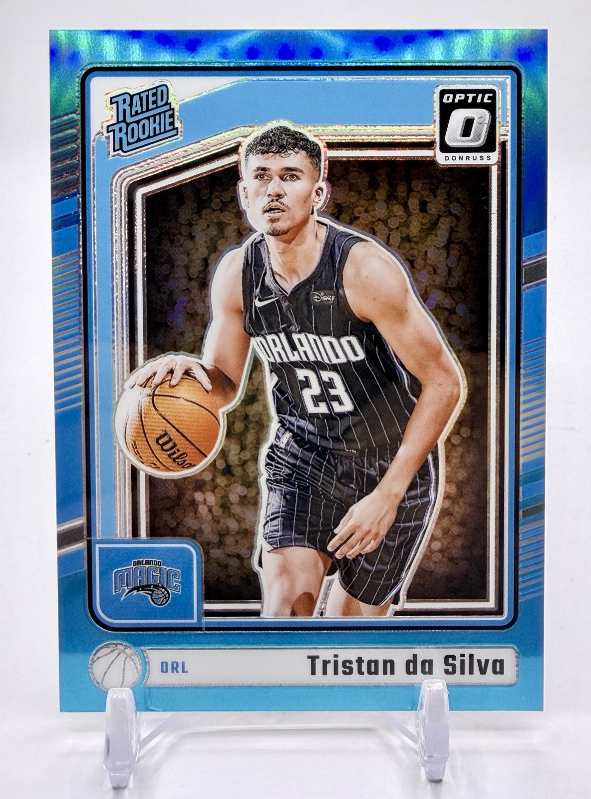 Tristan Da Silva 2024-25 Panini Donruss Optic #260 Rated Rookie Aqua /225 Magic