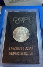 1884-CC Morgan Silver Dollar GSA Hoard Uncirculated OGP COA US Mint $1 Coin