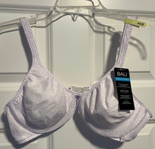 BALI SMOOTHING ENCASED UNDERWIRE BRA DF3383 SZ 34c LILAC ROSE - NWT
