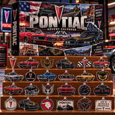 Pontiac 24 Pcs Mini Hanging Ornaments Holiday Gift Advent Calendar BC301