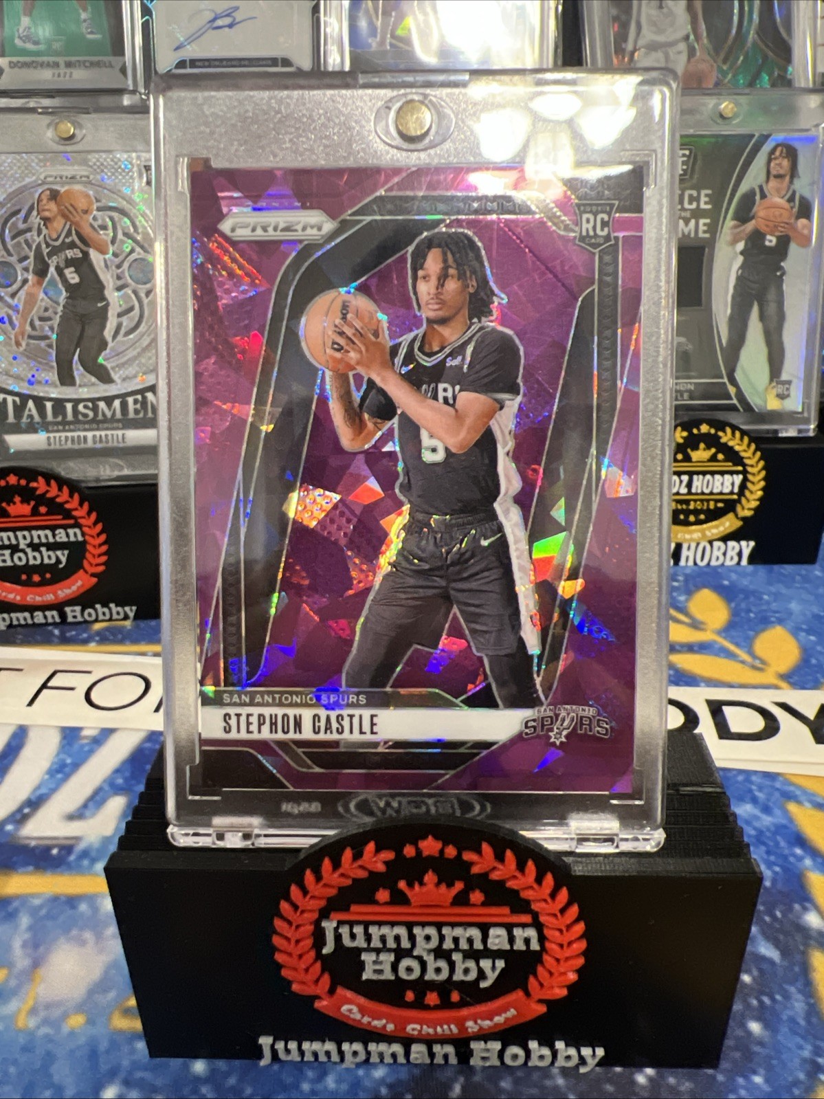 2024-25 Panini Prizm - Stephon Castle #234 Purple Ice Prizm /149 (RC)