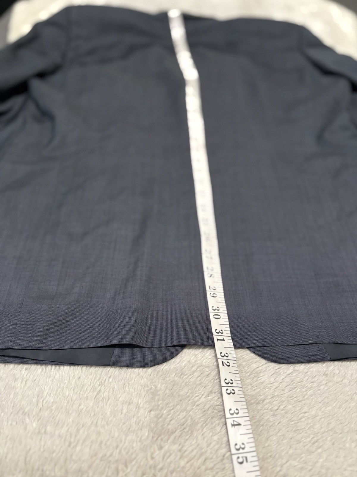 Hugo Boss Mens Blue Wool 3 Button Sport Blazer Jacket Size 42R Super 100 thumbnail 4