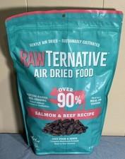 RawTernative 3 lb Bag Air Dried Dog Food Salmon  Beef Recipe 3/11/26