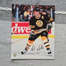 Adam Oates Autographed Boston Bruins 8x10 Photo Schenker Promotions. With COA