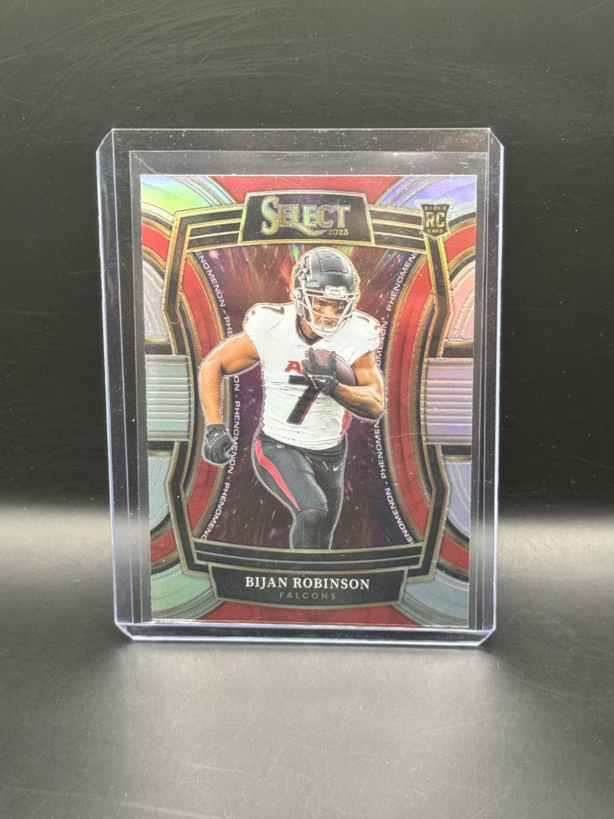 2023 Panini Select Phenomenon Bijan Robinson Silver Prizm #PH-BRO