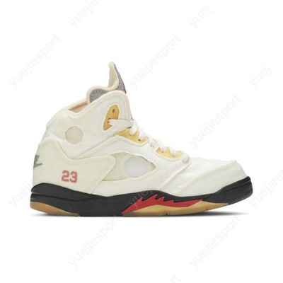 Off White X Air Jordan 5 Retro Sp Ps Sail CV4827-100 | eBay