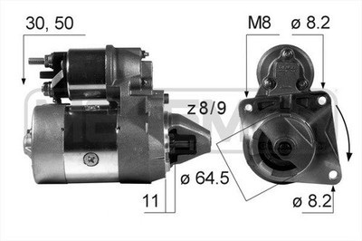 ERA 220024A Starter, Anlasser für FIAT UNO (146_)