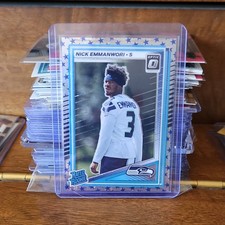 2025 Donruss Optic Nick Emmanwori RC Blue Stars Seattle Seahawks Rookie SP