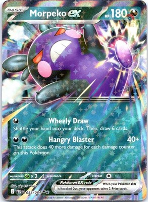 Morpeko ex 055/084 Double Rare Pitch Black Pokemon Holo Near Mint