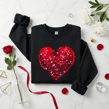 Hearts Valentines Day Sweatshirt,Valentines Day Shirts For Woman,Heart Shirt,Cut
