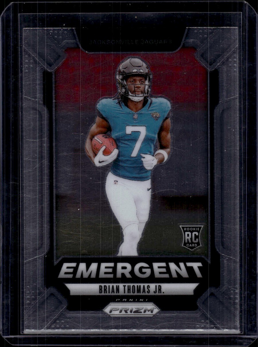 2024 Panini Prizm Emergent #12 Brian Thomas Jr. Jacksonville Jaguars