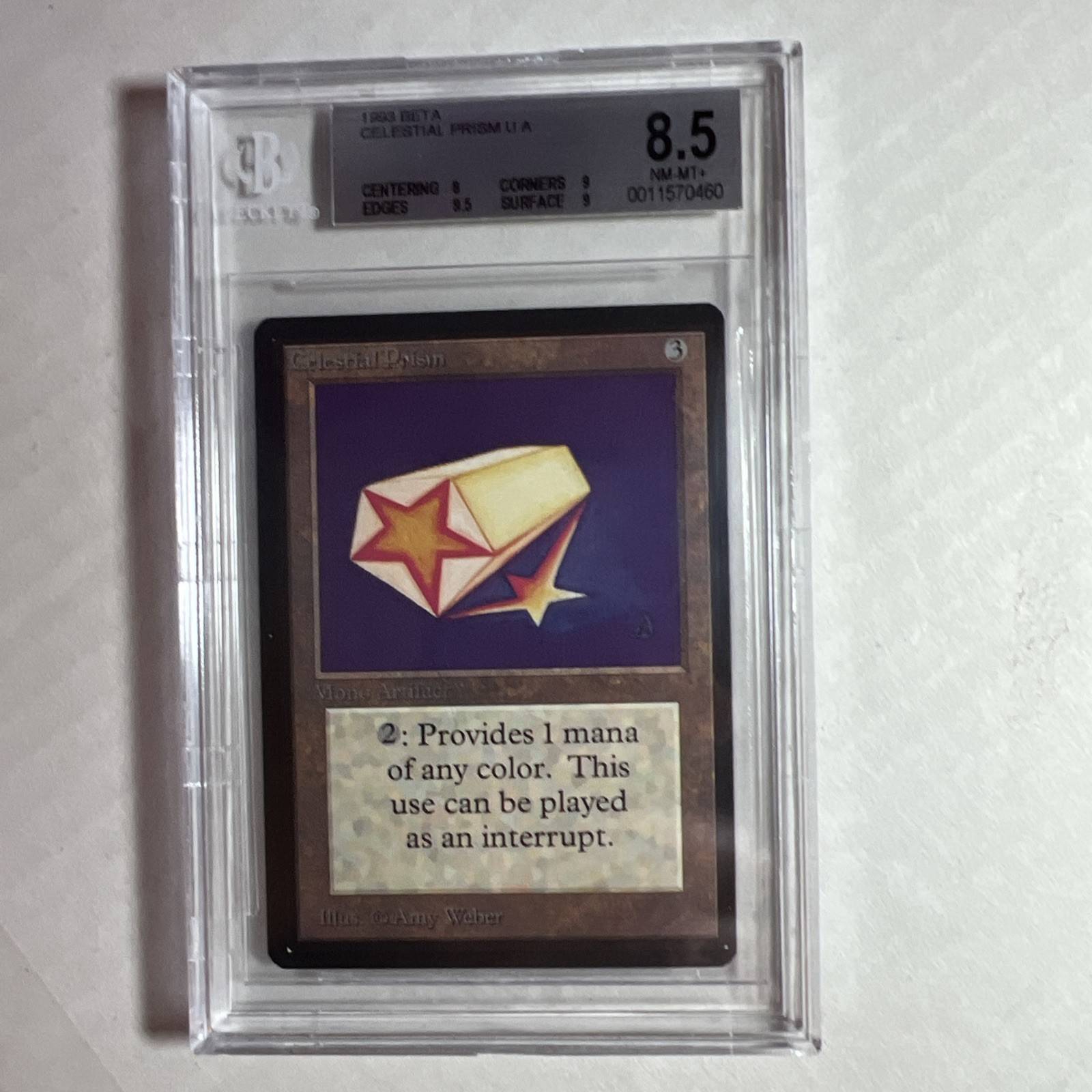 MTG Beta Celestial Prism BGS 8.5 NM-MT+ (with Gem Mint edges) 1993