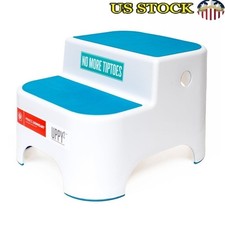 Kids Step Stool Potty Training Non-Slip Multi-Purpose Lightweight Durable Berry