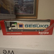HERPA SCANIA FRIDGE TRAILER GESUKO NO  MIRRORS  1.87  UK BUYERS ONLY (24)