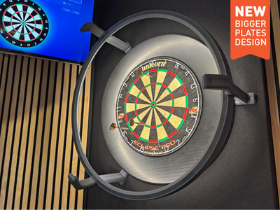 Dartscheiben Ring für Autodarts LED Halterung Dartboard 3D Druck schwarz PLA