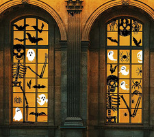 Halloween Window Clings Scary Halloween Window Decorations 3D Skeleton Windows C